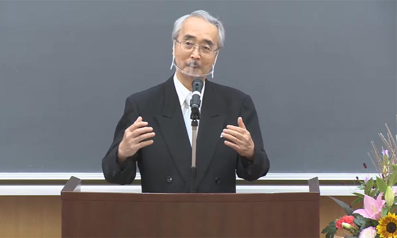 インターネット生中継しました・原科学長